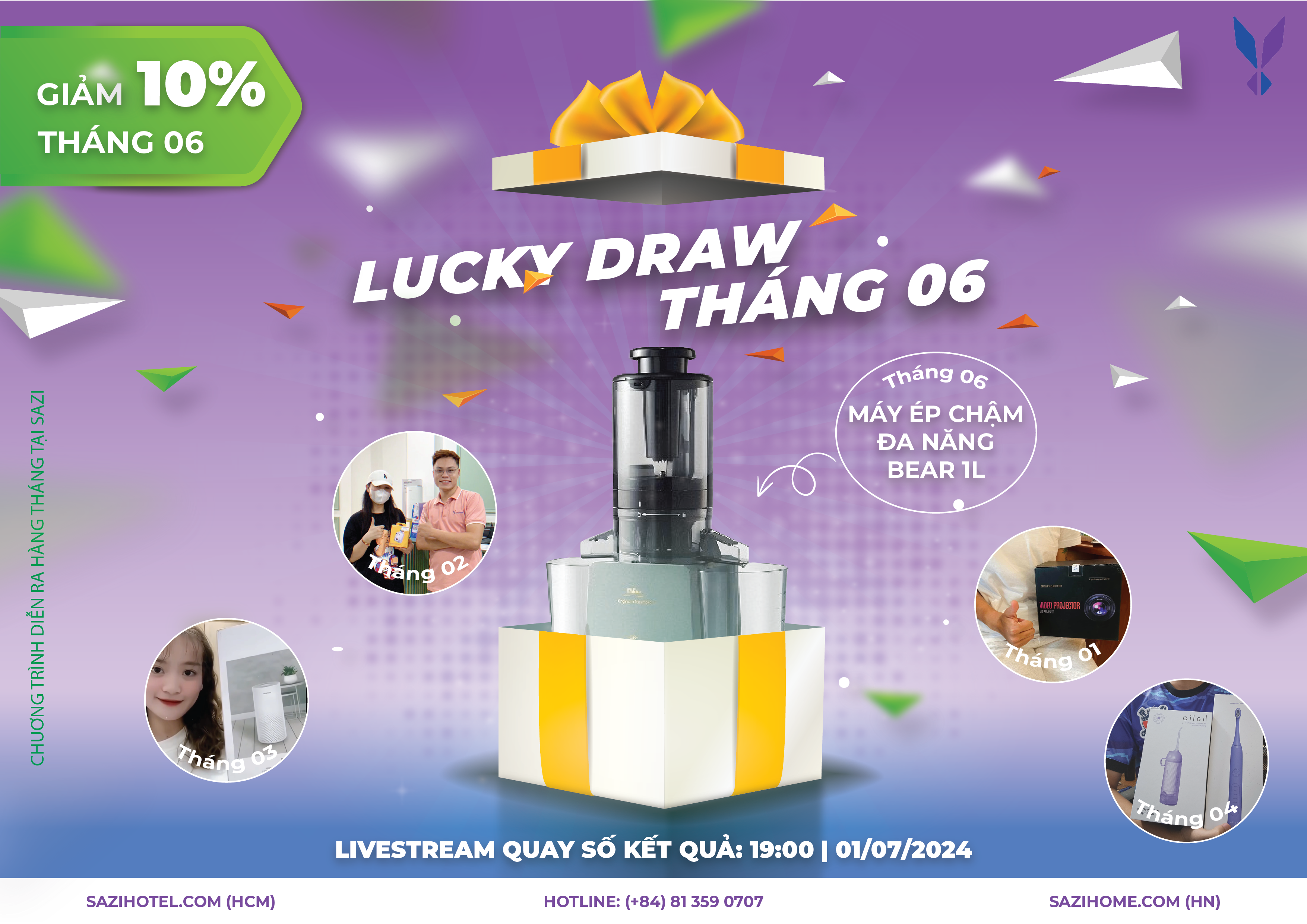 LUCKY DRAW THÁNG 06