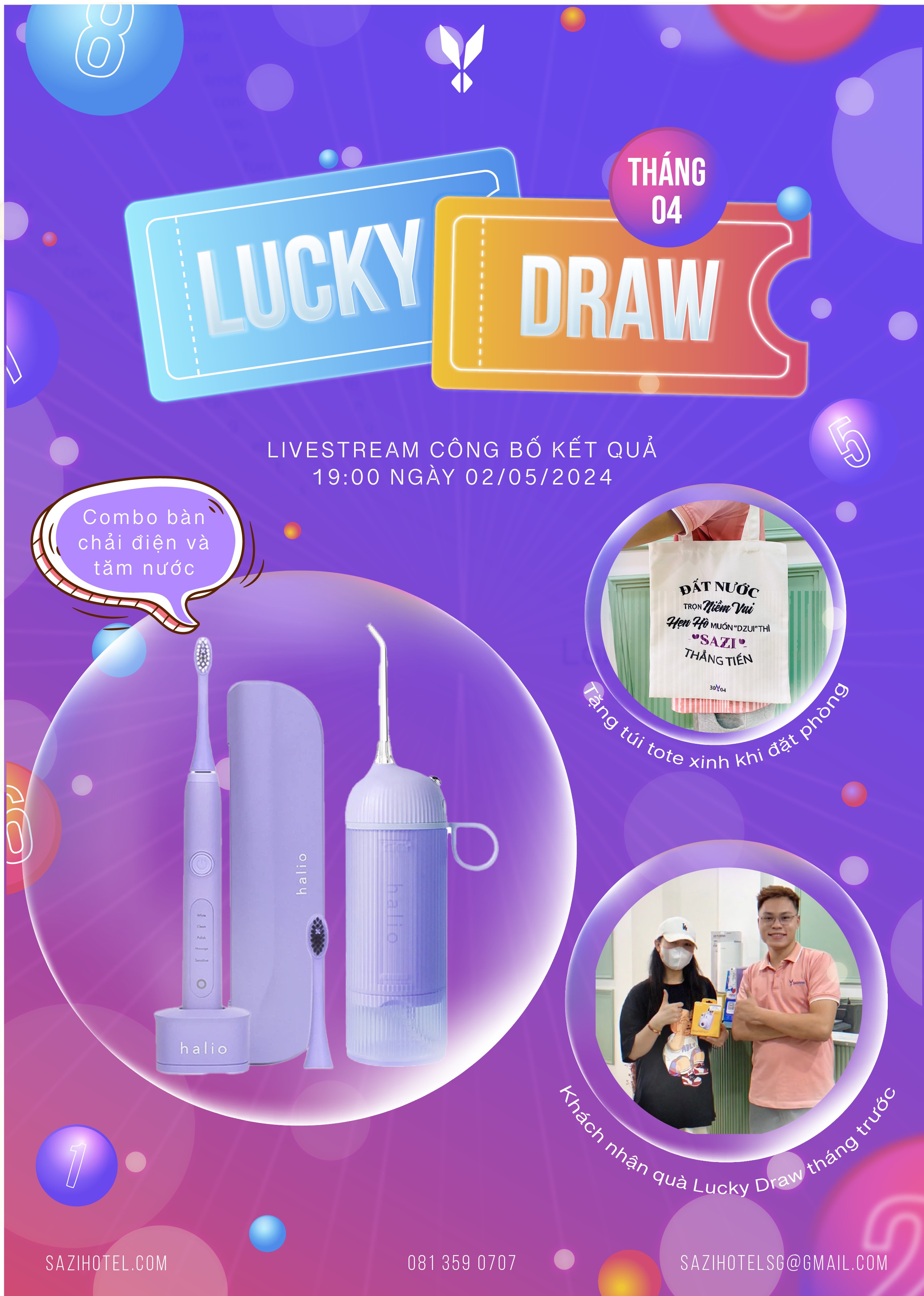 LUCKY DRAW THÁNG 04